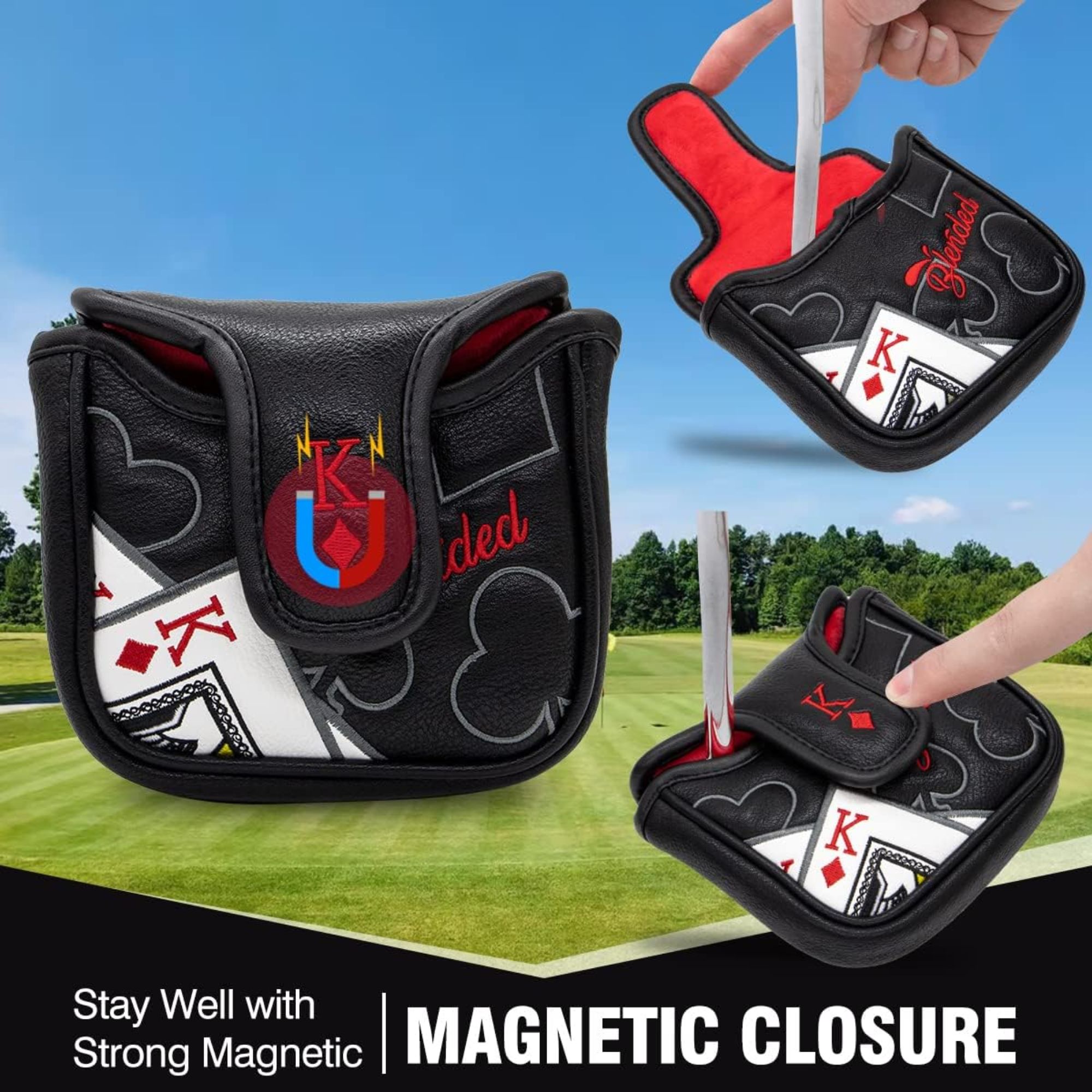 King Of Hearts Embroidered Mal - огляд і ціна Golf Tees