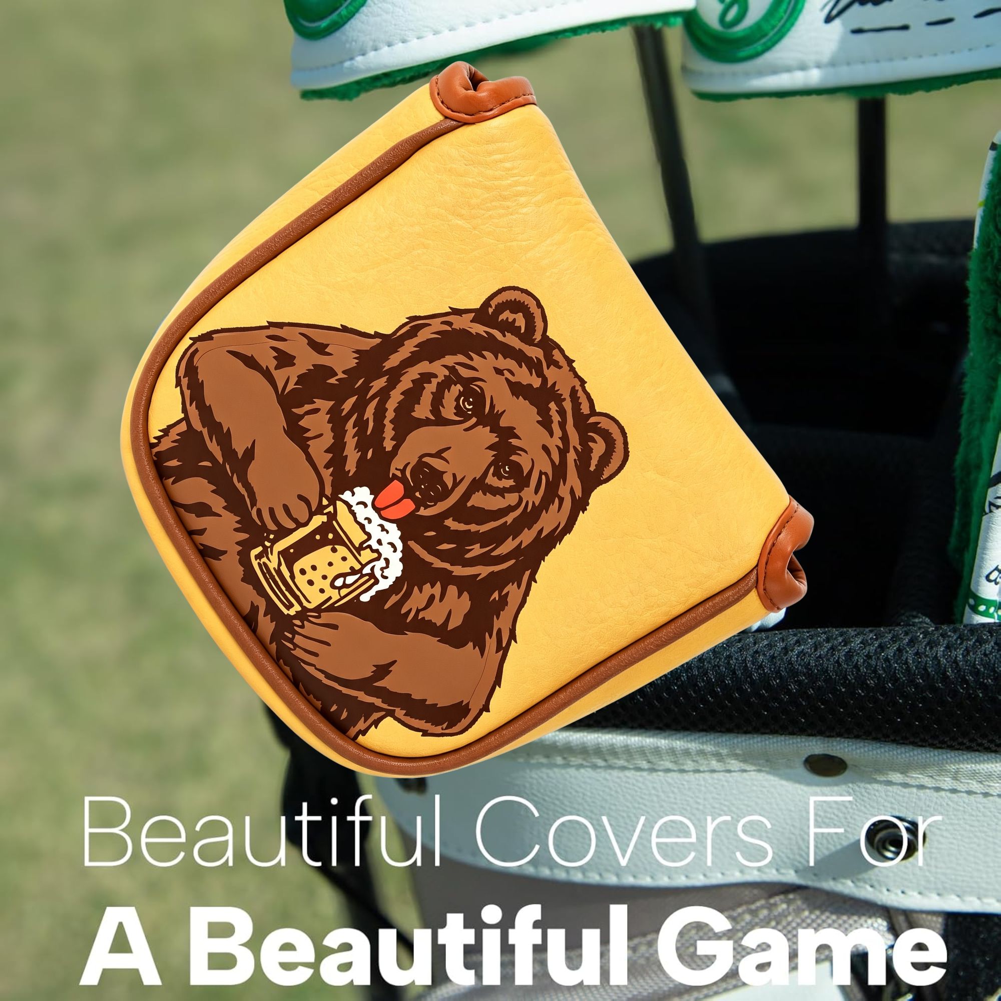 Skull Embroidered Golf Mallet  - огляд і ціна Golf Tees
