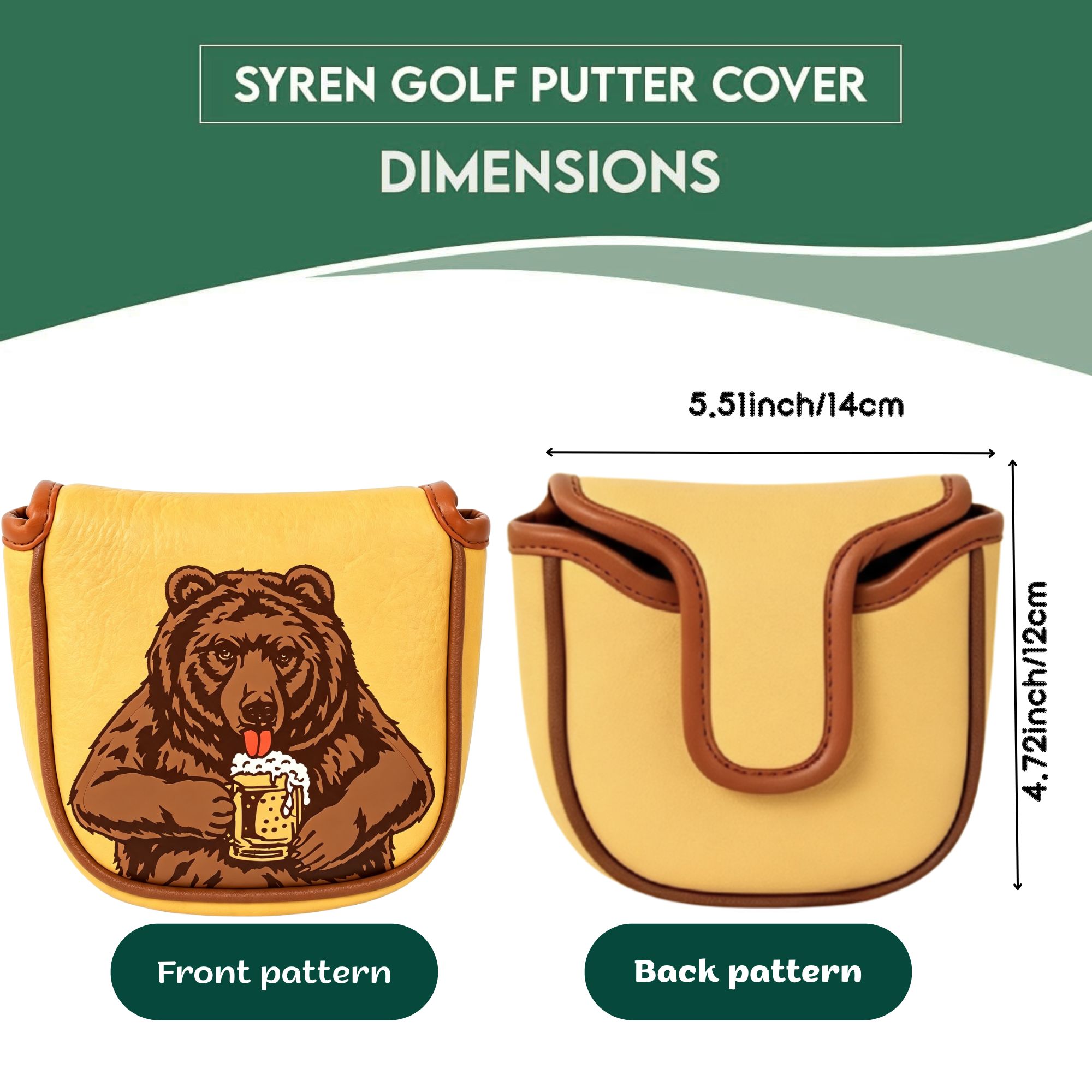 Skull Embroidered Golf Mallet  - огляд і ціна Golf Tees