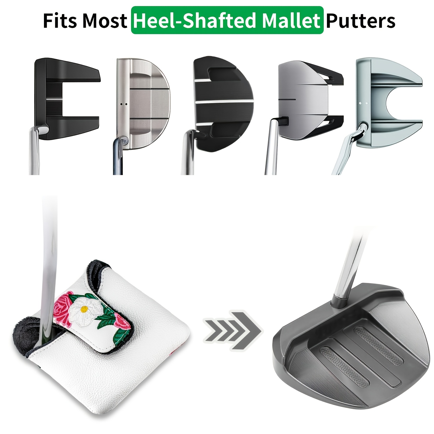 1pc Magnetic PU Golf Putter Co - огляд і ціна Golf Clubs